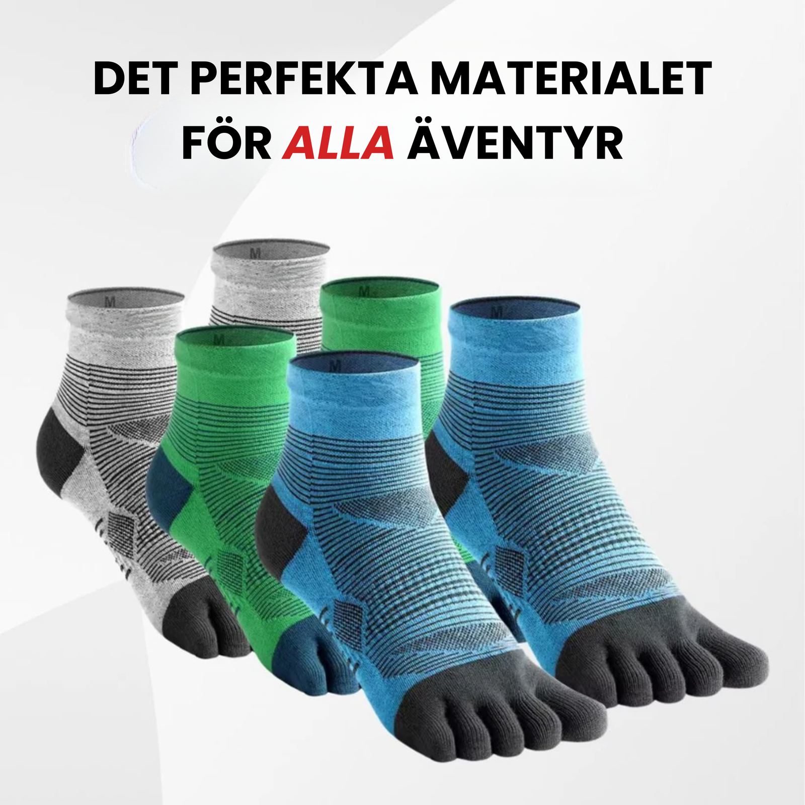 Håll fötterna torra hela träningen