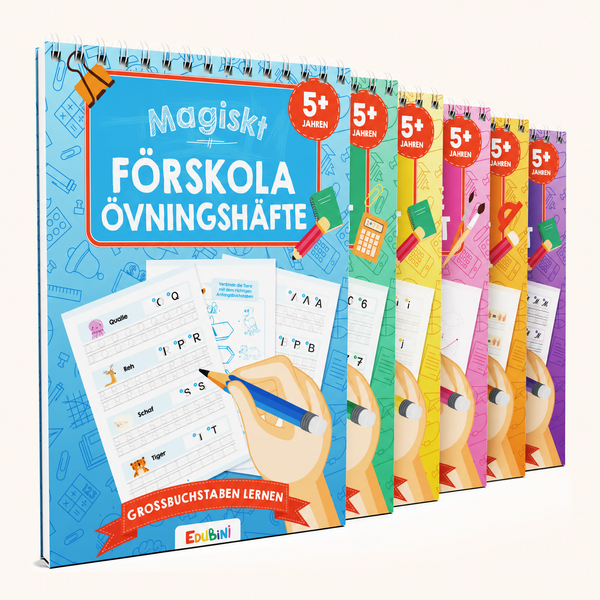 Edubini Magische Übungshefte® (Geschenk-Starterset)